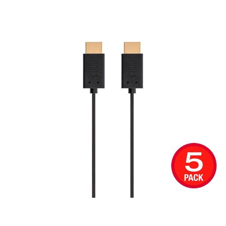 Monoprice UltraFlex 40AWG High Speed HDMI Cable 4K@60Hz HDR 18Gbps YCbCr 4:4:4_ 39856